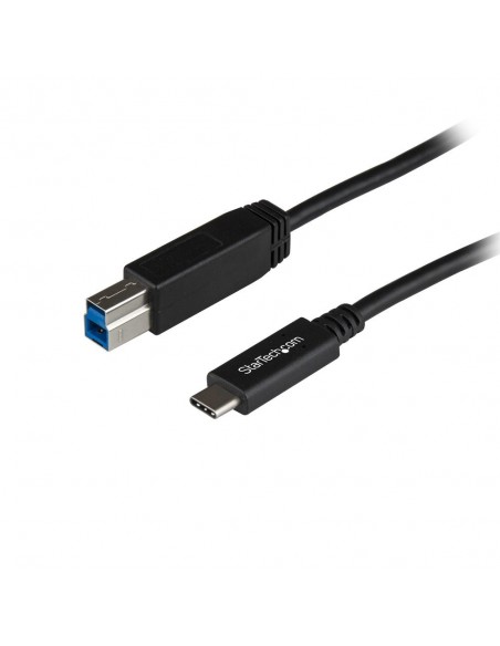 Cable usb tipo c a usb tipo b startech 1m - macho - macho - negro