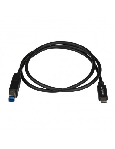 Cable usb tipo c a usb tipo b startech 1m - macho - macho - negro