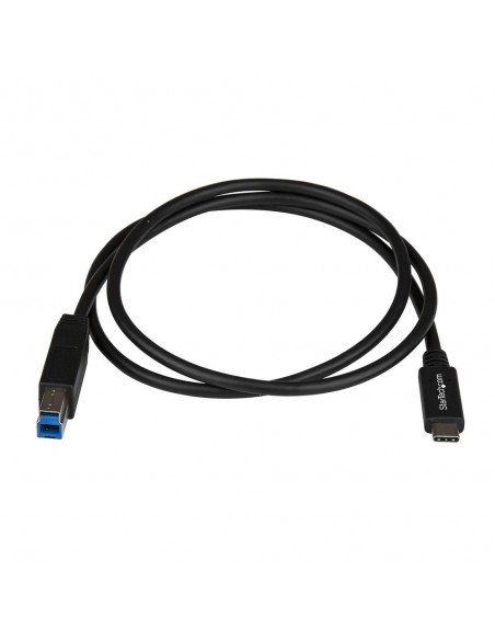 Cable usb tipo c a usb tipo b startech 1m - macho - macho - negro Cable usb tipo c a usb tipo b startech 1m - macho - macho - negro