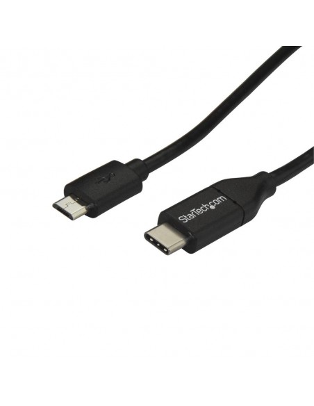 Cable usb tipo c a micro usb tipo b startech 1m - macho - macho - negro