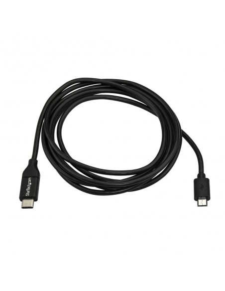 Cable usb tipo c a micro usb tipo b startech 1m - macho - macho - negro Cable usb tipo c a micro usb tipo b startech 1m - macho - macho - negro