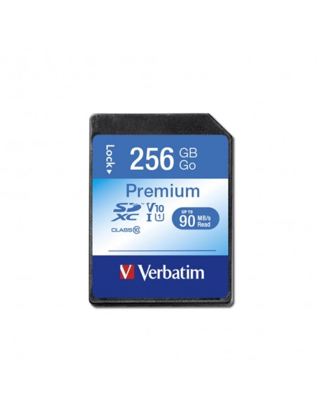 Tarjeta memorio sdxc verbatim premium 256gb c10