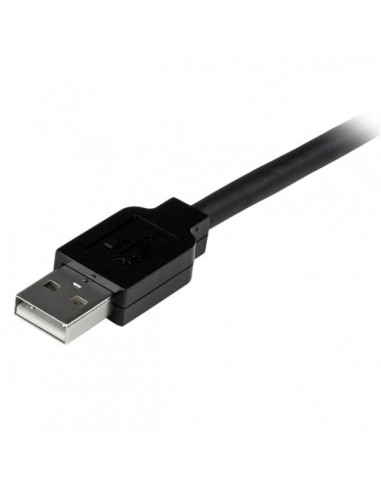 Cable usb tipo a startech 20m - macho - hembra - negro