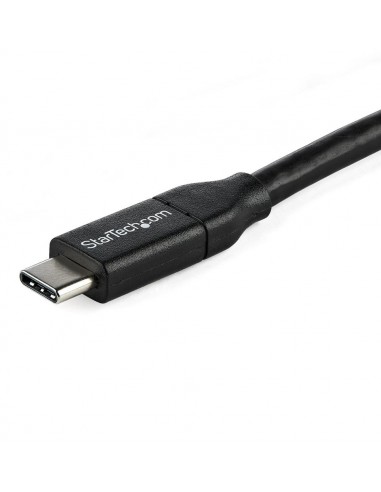 Cable usb tipo c startech 1m - macho - macho - negro