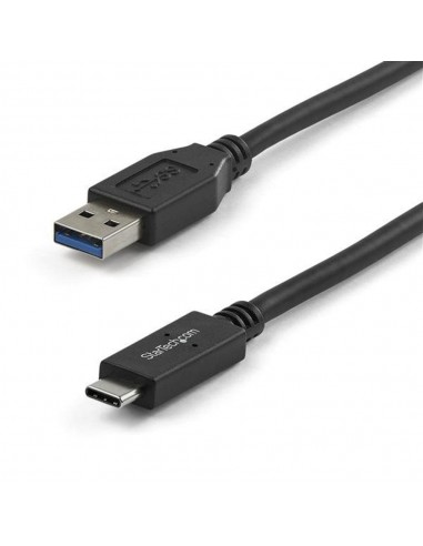Cable usb tipo c a usb tipo a startech 1m - macho - macho - negro