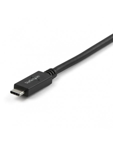 Cable usb tipo c a usb tipo a startech 1m - macho - macho - negro