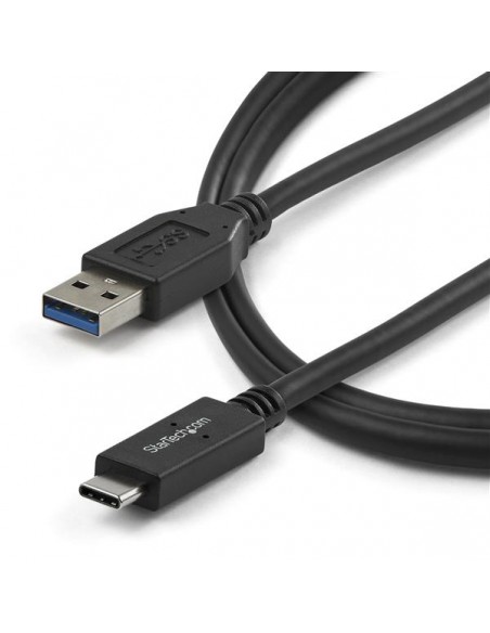Cable usb tipo c a usb tipo a startech 1m - macho - macho - negro