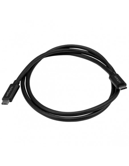 Cable usb tipo c startech 1m - macho - macho - negro Cable usb tipo c startech 1m - macho - macho - negro