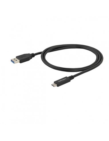 Cable usb tipo c a usb tipo a startech 1m - macho - macho - negro