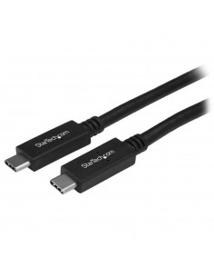 Cable usb tipo c startech 1m - macho - macho - negro