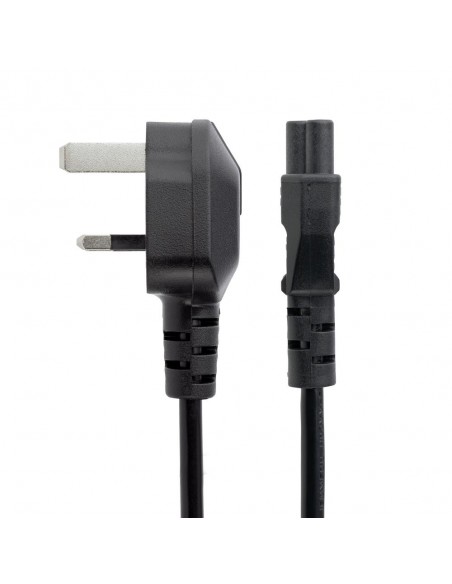Cable bs1363 a c5 startech 1m - macho - hembra - negro