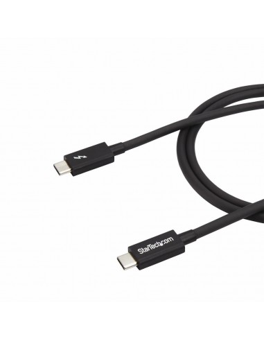 Cable usb tipo c startech 1m - macho - macho - negro