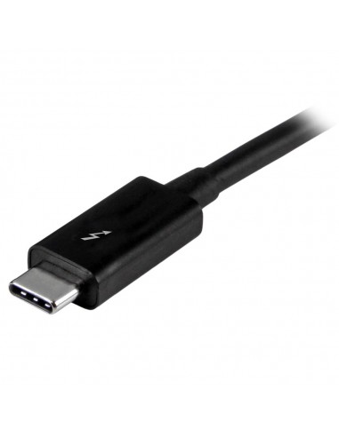 Cable usb tipo c startech 1m - macho - macho - negro