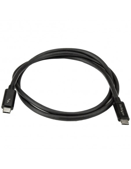 Cable usb tipo c startech 1m - macho - macho - negro Cable usb tipo c startech 1m - macho - macho - negro