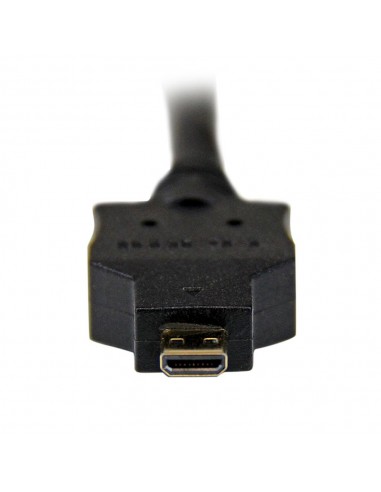 Cable micro hdmi a dvi - d startech 1m - macho - macho - negro