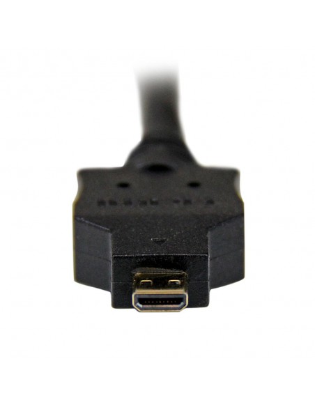 Cable micro hdmi a dvi - d startech 1m - macho - macho - negro