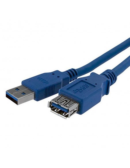 Cable usb tipo a startech 1m - macho - hembra - azul