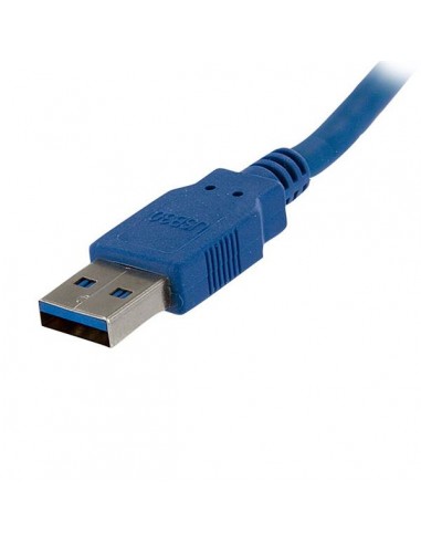 Cable usb tipo a startech 1m - macho - hembra - azul