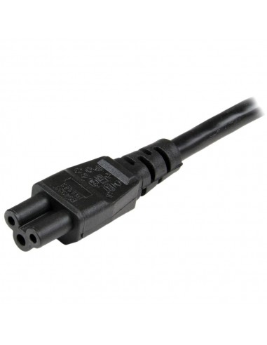 Cable schuko a c5 startech 1m - macho - hembra - negro