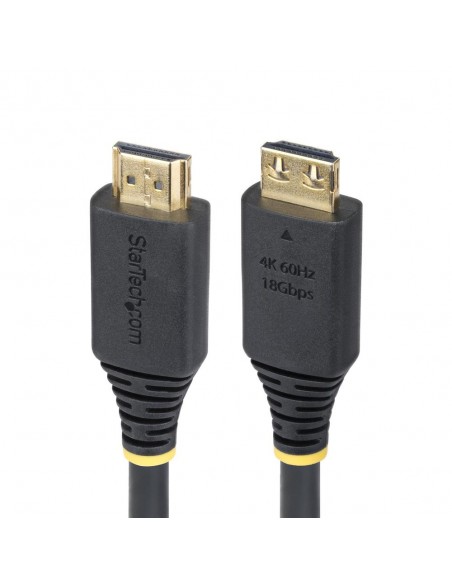 Cable hdmi 4k con agarre startech 2m - macho - macho - negro