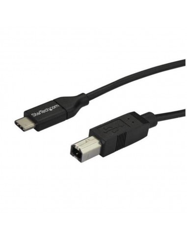 Cable usb tipo c a usb tipo b startech 2m - macho - macho - negro