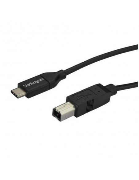 Cable usb tipo c a usb tipo b startech 2m - macho - macho - negro