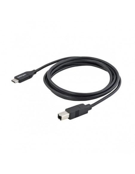 Cable usb tipo c a usb tipo b startech 2m - macho - macho - negro Cable usb tipo c a usb tipo b startech 2m - macho - macho - negro