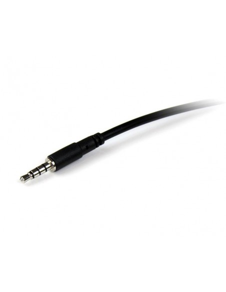 Cable jack 3.5mm startech 2m - macho - hembra - negro Cable jack 3.5mm startech 2m - macho - hembra - negro