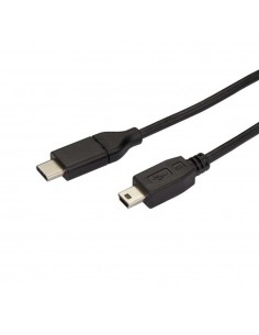 Cable usb tipo c a mini usb tipo b startech 2m - macho - macho - negro
