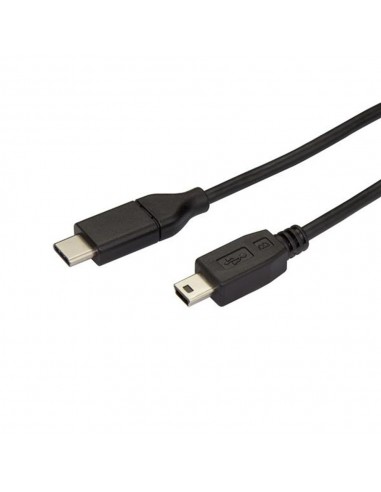 Cable usb tipo c a mini usb tipo b startech 2m - macho - macho - negro