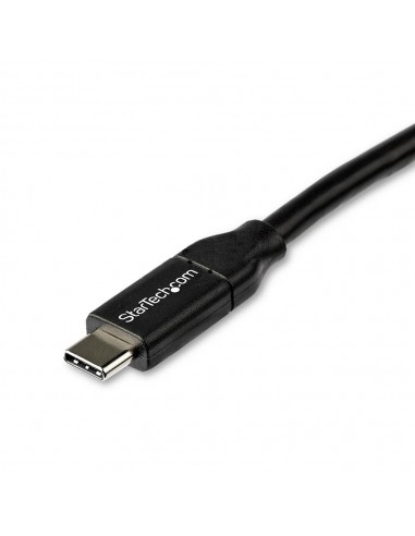 Cable usb tipo c startech 2m - macho - macho - negro