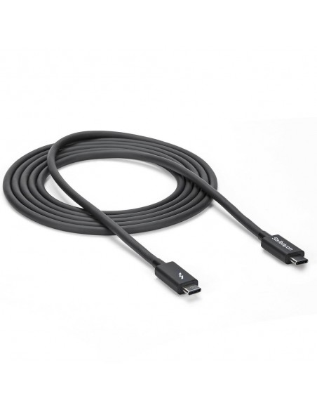 Cable usb tipo c startech 2m - macho - macho - negro Cable usb tipo c startech 2m - macho - macho - negro
