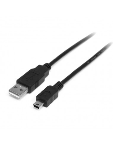 Cable usb tipo a a mini usb tipo b startech 2m - macho - macho - negro
