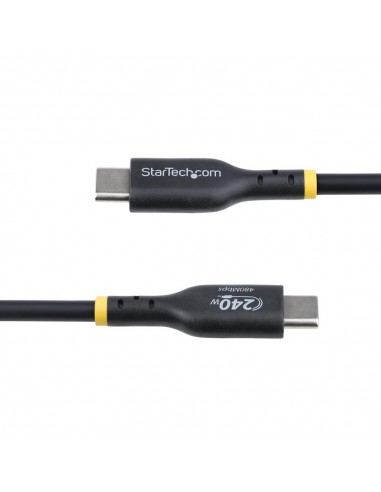 Cable usb tipo c startech 2m - macho - macho - negro