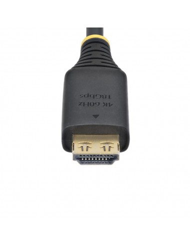 Cable hdmi 4k con agarre startech 3m - macho - macho - negro