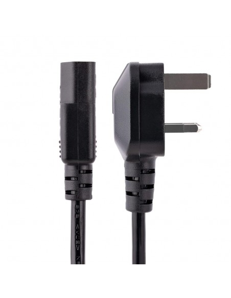 Cable bs1363 a c13 startech 3m - macho - hembra - negro Cable bs1363 a c13 startech 3m - macho - hembra - negro