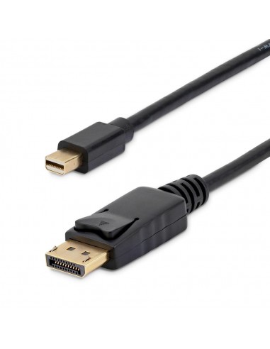 Cable mini dp a displayport startech 3m - macho - macho - negro