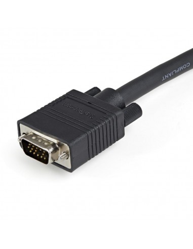 Cable vga startech 3m - macho - macho - negro