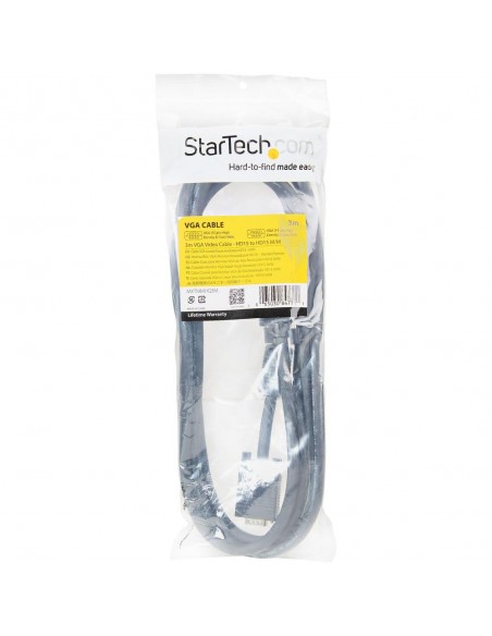 Cable vga startech 3m - macho - macho - negro Cable vga startech 3m - macho - macho - negro