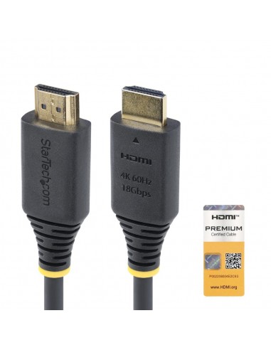Cable hdmi 4k startech 4m - macho - macho - negro