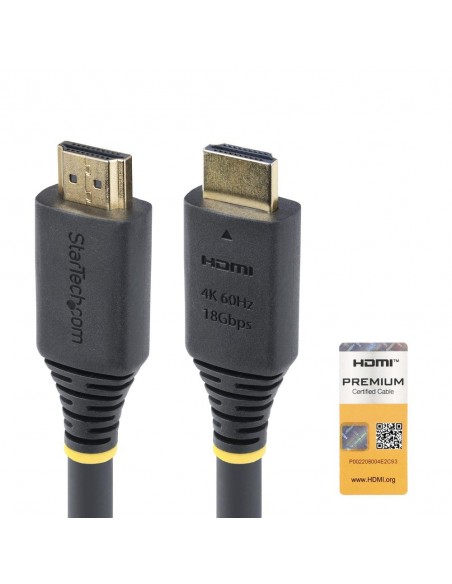 Cable hdmi 4k startech 5m - macho - macho - negro