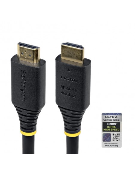 Cable hdmi 8k startech 5m - macho - macho - negro
