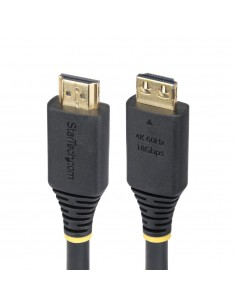 Cable hdmi 4k con agarre startech 5m - macho - macho - negro