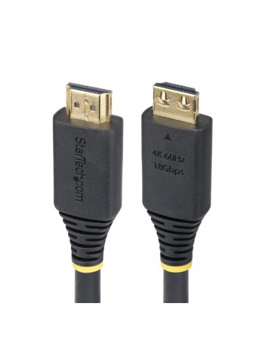 Cable hdmi 4k con agarre startech 5m - macho - macho - negro