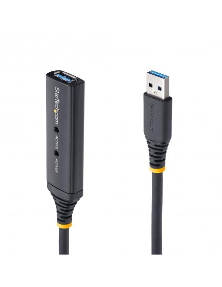 Cable usb tipo a startech 5m - macho - hembra - negro