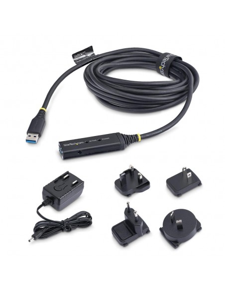 Cable usb tipo a startech 5m - macho - hembra - negro Cable usb tipo a startech 5m - macho - hembra - negro