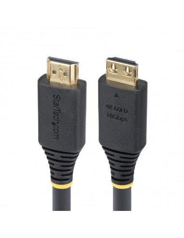 Cable hdmi 4k con agarre startech 7m - macho - macho - negro
