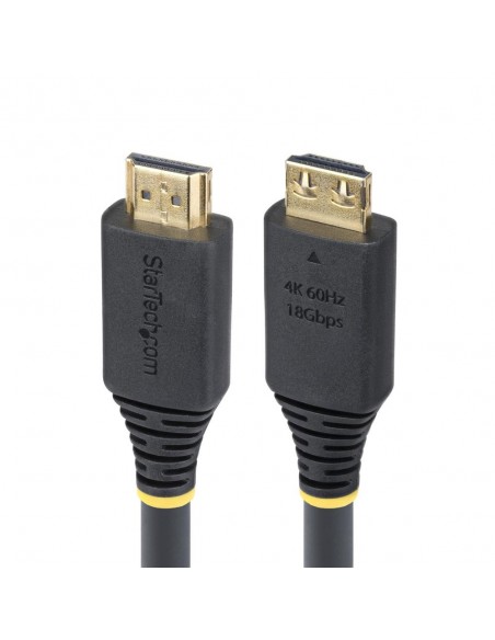 Cable hdmi 4k con agarre startech 7m - macho - macho - negro