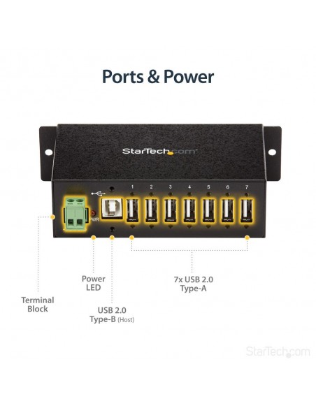 Hub startech 7 en 1 Hub startech 7 en 1