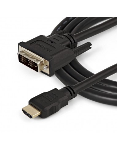 Cable hdmi a dvi - d startech 1.5m - macho - macho - negro